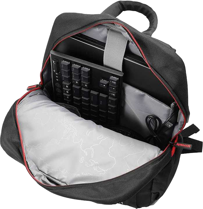 Capacité maximale de 18" latéral compartiment interne de Protection contre les matériaux épais coussin dorsal en maille respirante tunisie