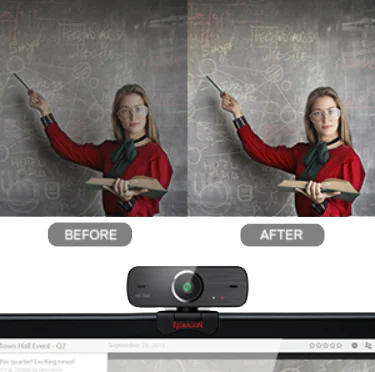Webcame gamer Tunisie Des appels vidéo HD de 1080p - Rotation 360° - Micro intégré - fix focus